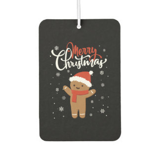Merry christmas gingerbread | christmas cookie air freshener