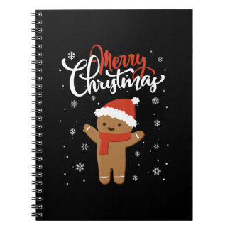 Merry christmas gingerbread | christmas cookie notebook