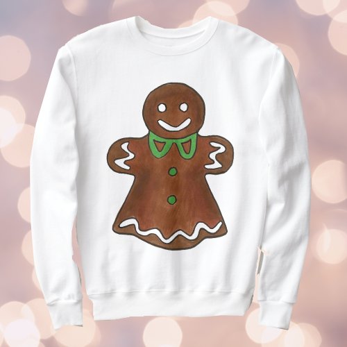 Merry Christmas Gingerbread Cookie Ugly Sweater