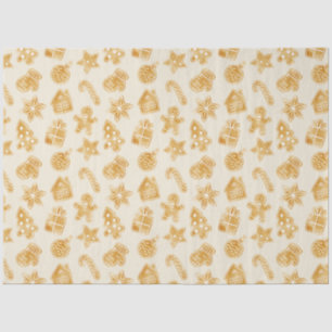 Merry Christmas Gingerbread Cookies Tissue Paper