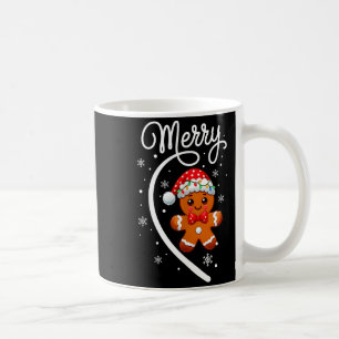 Merry Christmas Gingerbread Couple Christmas Pajam Coffee Mug
