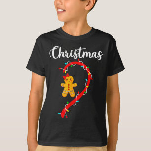Merry Christmas Gingerbread Couples Xmas Pajamas M T-Shirt