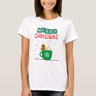 Merry Christmas Gingerbread Holiday Tee