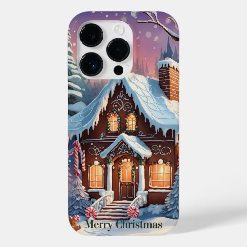 Merry Christmas Gingerbread House  Case_Mate iPhone 14 Pro Case