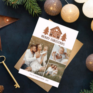 Gingerbread Christmas Cards Zazzle