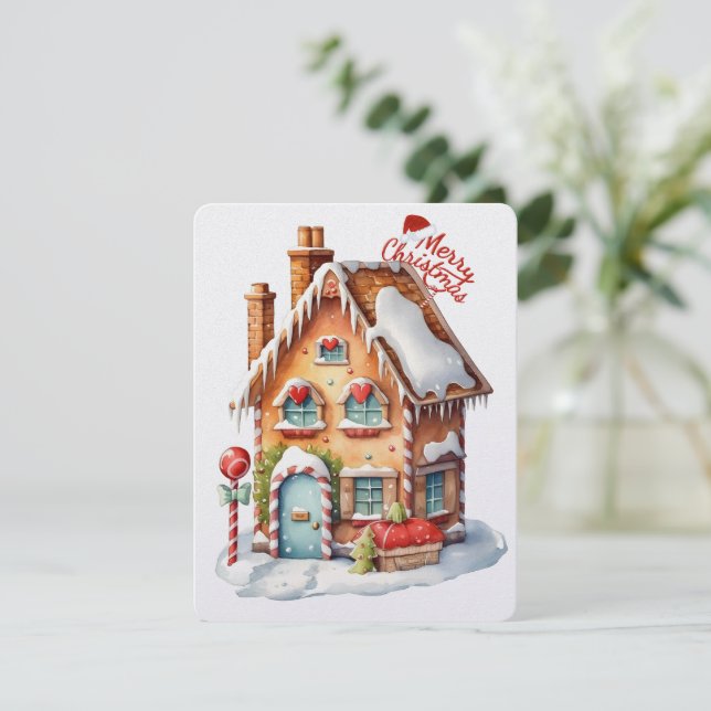 merry christmas gingerhouse holiday card (Standing Front)