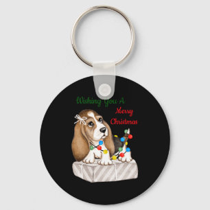 Merry Christmas Girls Keychain