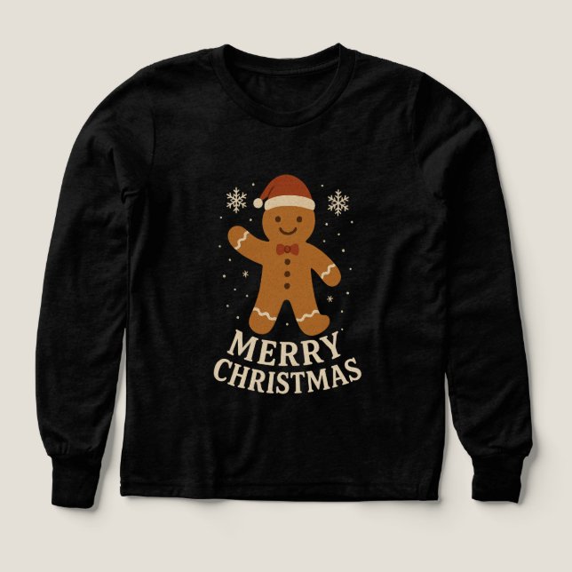 Merry Christmas girl's tshirt (Design Front)