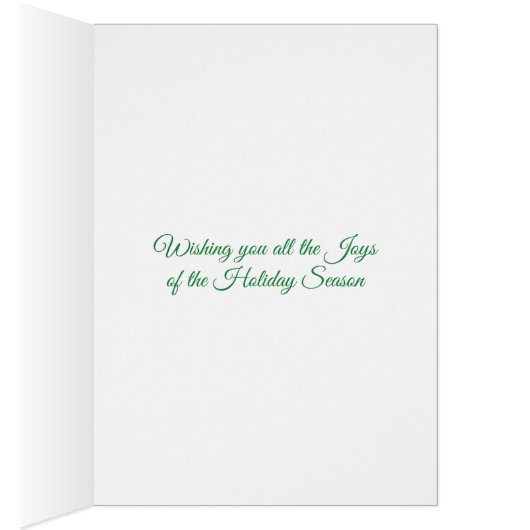 Merry Christmas Glittery Bell and Santa Card (Inside (Right))