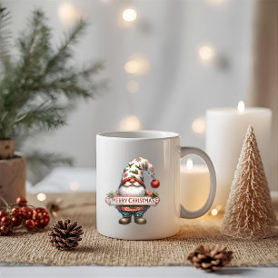 Merry Christmas Gnome Coffee Mug