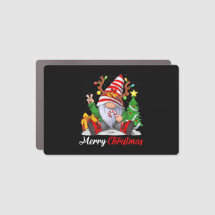 Merry Christmas Gnomes Family Christmas Car Magnet