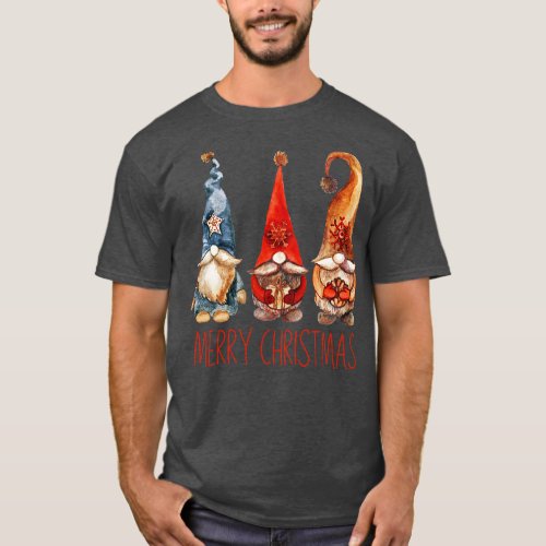 Merry Christmas Gnomes Multi T_Shirt