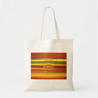 Merry Christmas God Bless You Colors Design Tote Bag