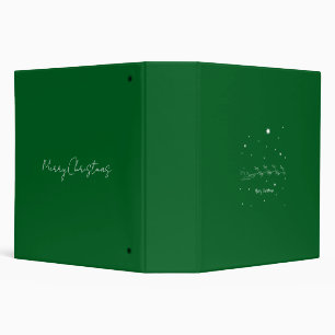Merry Christmas god love 3 Ring Binder