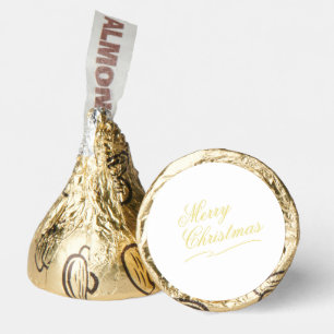 Merry Christmas Gold Candy Favors
