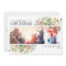 Merry Christmas Gold Winter Botanical Photo 