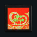 Merry Christmas Golden Red Snowflex.jpg Jewelry Box<br><div class="desc">Merry Christmas and a happy New Year people. This wonderful amazing Christmas season colors. The beautiful red color and the amazing golden red and white snowflakes is one of the latest Hakuna Matata designs. Be the first to own this Christmas Bling for your family and friends. Make it special for...</div>