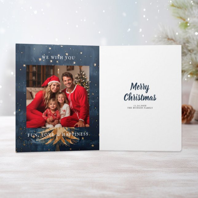 Merry Christmas Golden Tree Card (Creator Uploaded)