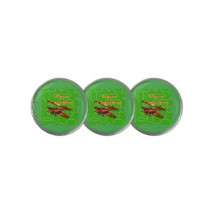 merry christmas golf ball marker