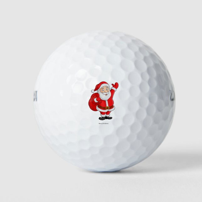 Merry Christmas Golf Balls (Front)