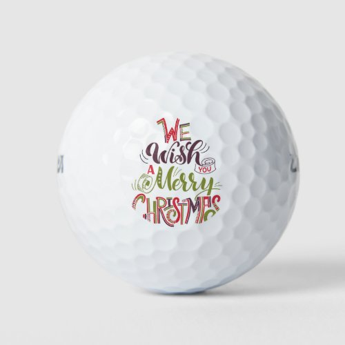 Merry Christmas  Golf Balls