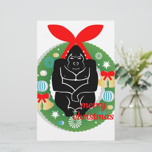 merry christmas gorilla (Standing Front)