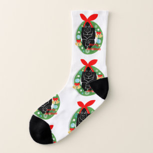 merry christmas gorilla socks