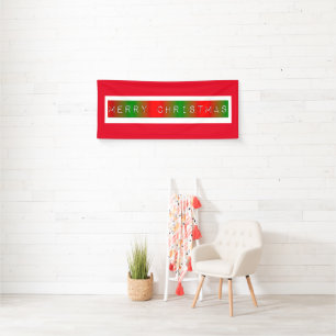 Merry Christmas Gradient Banner