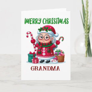 Merry Christmas Grandma Card