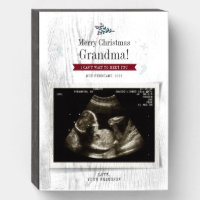 Merry Christmas Grandma Gender Reveal Ultrasound