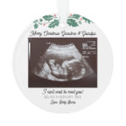 Merry Christmas Grandparents Ultrasound Pregnancy