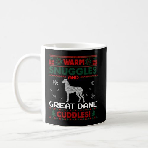 Merry Christmas Great Dane Dog Shirt Ugly Christma Coffee Mug