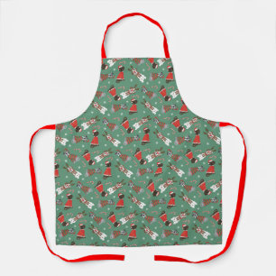 Merry Christmas Great Dane Dogs Apron