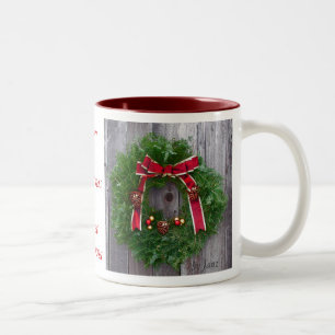 Merry Christmas Great Grandma Two-Tone Coffee Mug