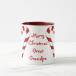 Merry Christmas Great Grandpa Mug by Janz