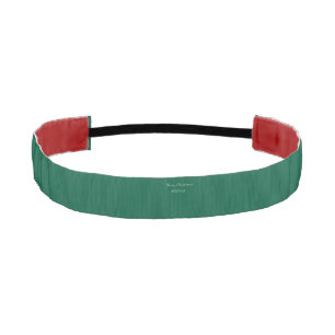 Merry Christmas green plain solo background holida Athletic Headband