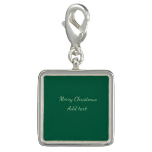 Merry Christmas green plain solo background holida Charm