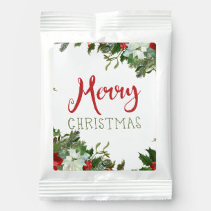 Merry Christmas greenery Hot Chocolate Drink Mix