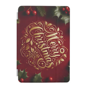 Merry Christmas greenery iPad Mini Cover