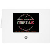 Merry Christmas Greeting (Back Horizontal)