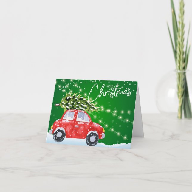 Merry Christmas Greeting Card (Front)