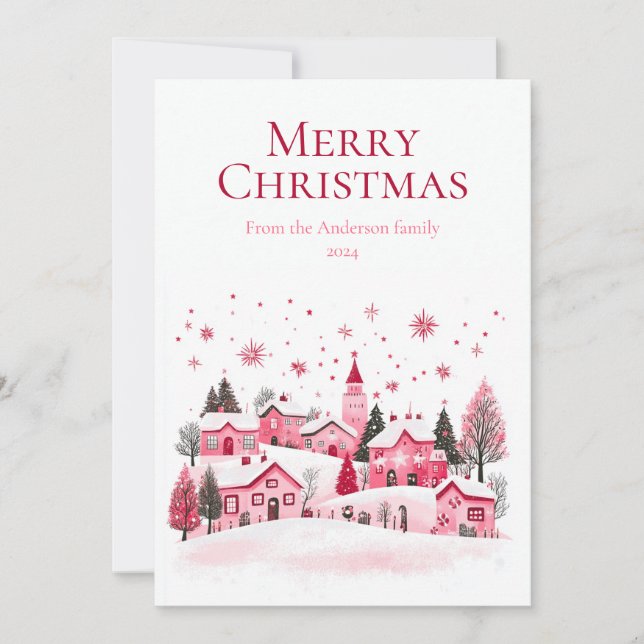Merry Christmas Greeting Card (Front)