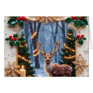 Merry Christmas greeting card