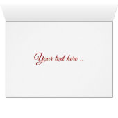 Merry Christmas. Greeting card. (Inside Horizontal (Bottom))