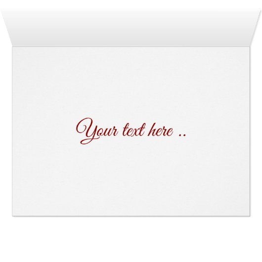 Merry Christmas. Greeting card. (Inside Horizontal (Bottom))