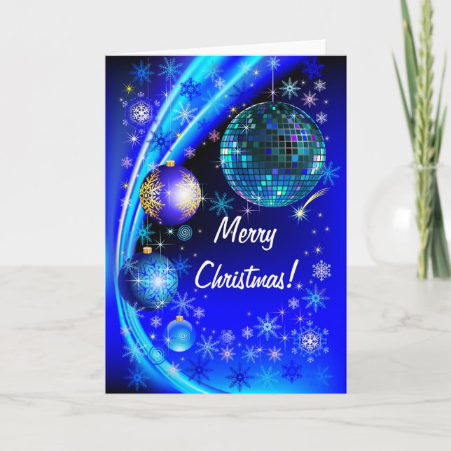 Merry Christmas greeting card (Front)