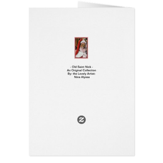 Merry Christmas - Greeting Card (Back)