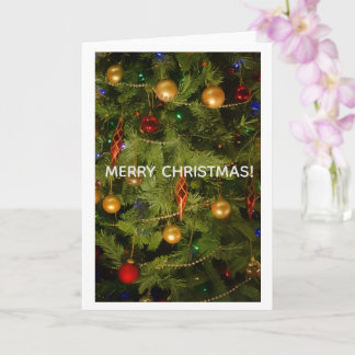 Merry Christmas Greeting Card