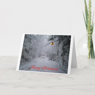 Merry Christmas greeting card