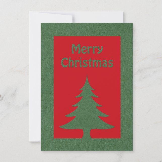 Merry Christmas greeting card (Front)